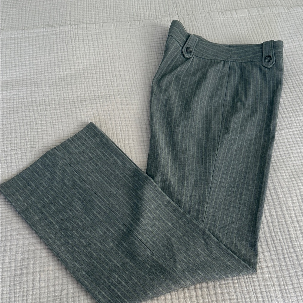 Ann Taylor Gray Pinstripe Women's Trousers